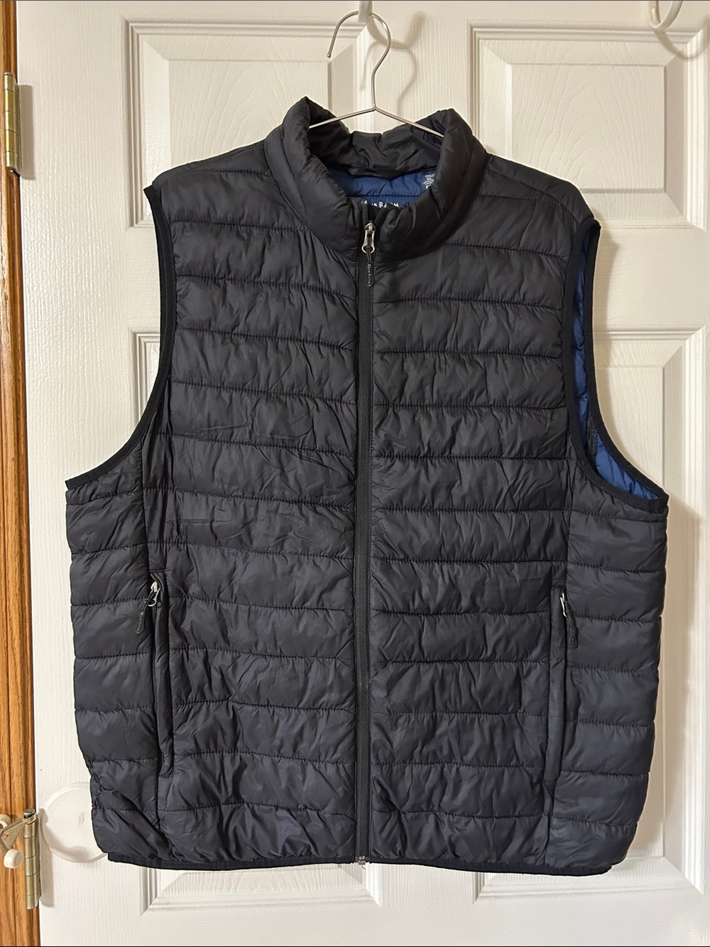 Men's Lightweight Quilted Puffer Vest - Black